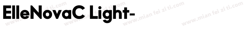 ElleNovaC Light字体转换
